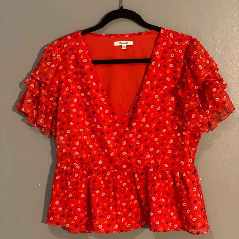 Madewell Peplum Top